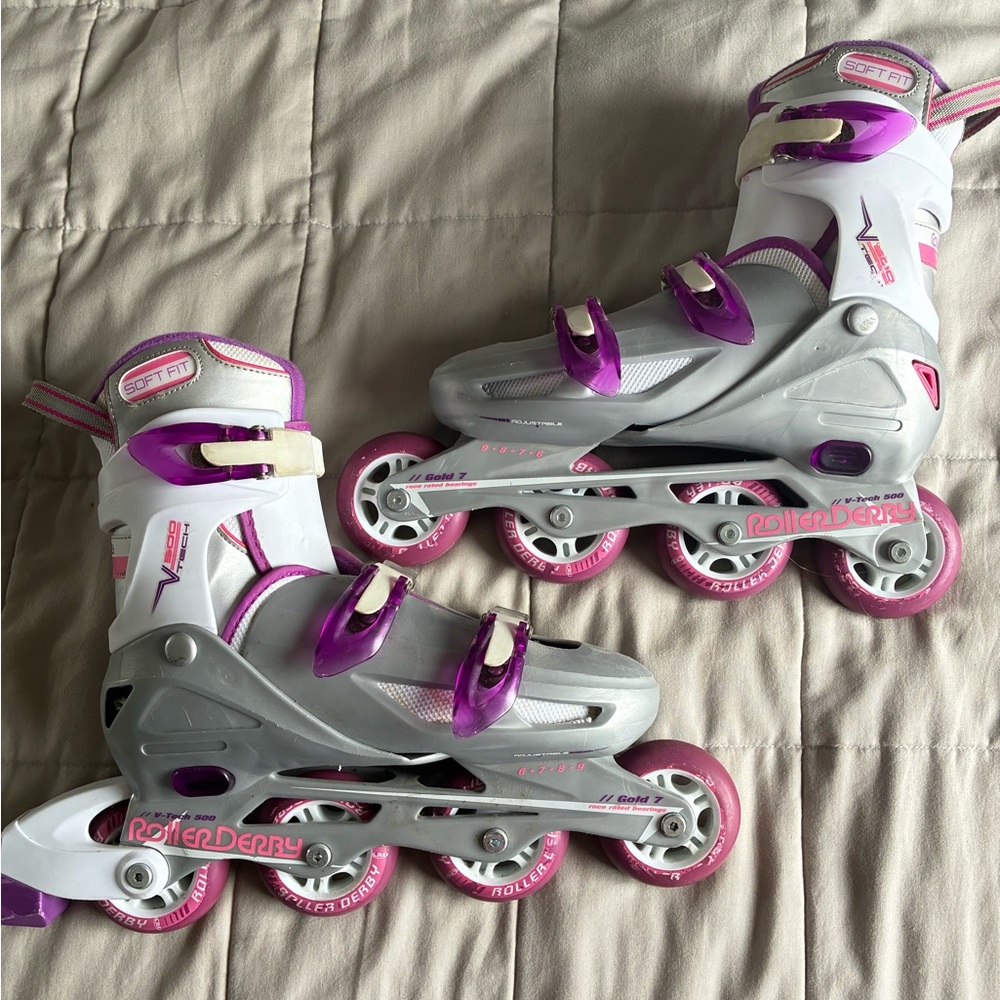 SOLD Roller Derby V-Tech 500 Women's Inline Skates with Adjustable Sizing
